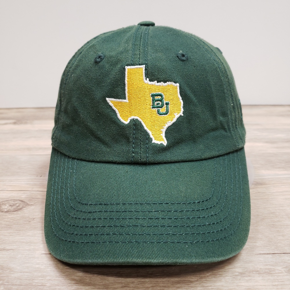 Baylor Bears Hat Cap Strap Back Mens One Size Green NCAA Top Of The World